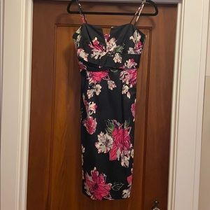 Donna Ricco Floral midi dress